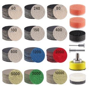 187-Piece Sanding Disc Set for Drill Tools