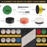 187-Piece Sanding Disc Set for Drill Tools