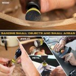187-Piece Sanding Disc Set for Drill Tools