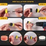 187-Piece Sanding Disc Set for Drill Tools