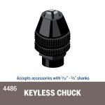 Dremel 4486 Keyless Chuck for MultiPro Tools