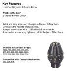 Dremel 4486 Keyless Chuck for MultiPro Tools