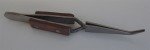 4" 45° Bent Tip Cross-Action Tweezers for Jewelers
