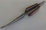4" 45° Bent Tip Cross-Action Tweezers for Jewelers