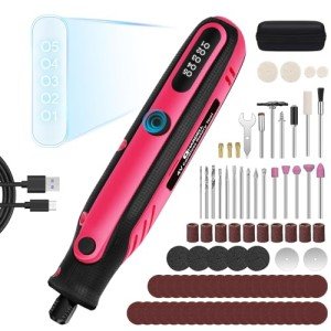 HARDELL Mini Cordless Rotary Tool with Accessories