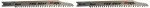 SKIL High Carbon Steel Jigsaw Blades - 2-Pack