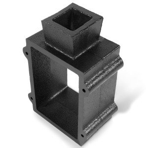 Black Cast Iron Flask Mold Holder Set