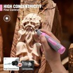 WORKPRO Pink Cordless Rotary Tool Kit with 71 Accessories