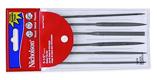 Nicholson 6 Piece Assorted Miniature File Set