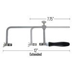 Adjustable 3in Jeweler Saw Frame for Crafts