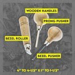 3-Piece Stone Setting Tool Set for Jewelry