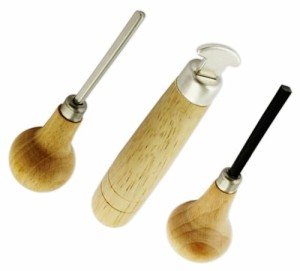 Stone Setting Tool Set: Prong Pusher & Bezel Roller