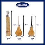 Stone Setting Tool Set: Prong Pusher & Bezel Roller