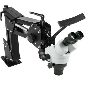 Multi-Directional Jewelry Microscope with Inlaid Mirror