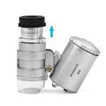 KINGMAS 60x LED Jewelry Microscope Magnifier Loupe