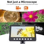 7 Inch Digital Microscope with 1200X Magnification