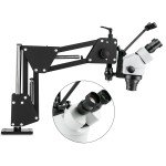 Multi-Directional Jewelry Microscope with Inlaid Mirror