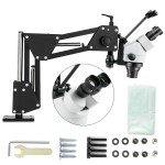 Multi-Directional Jewelry Microscope with Inlaid Mirror