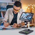 7 Inch Digital Microscope with 1200X Magnification