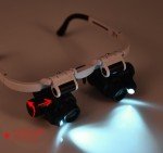LED Headband Magnifier Glasses with Adjustable Magnification