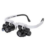 LED Magnifying Glasses with Adjustable 8X to 23X Zoom