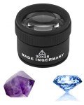 30X Portable Pocket Magnifier for Jewelry & Gems
