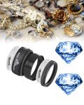 30X Portable Pocket Magnifier for Jewelry & Gems