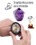 30X Portable Pocket Magnifier for Jewelry & Gems