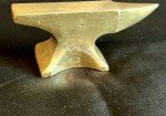 Vintage Brass Jeweler's Bench Anvil - 285g