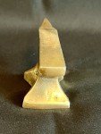 Vintage Brass Jeweler's Bench Anvil - 285g