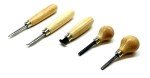 5-Piece Stone Setting Tool Set with Burnishers