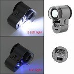 50X Jewelry Loupe with LED UV Lights