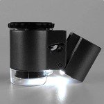 50X Handheld Pocket Magnifier with UV and LED Light