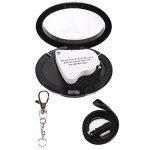 Dual Lens LED Jewelry Magnifier with Keychain