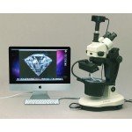 AmScope 3.5X-90X Jewel Gem Microscope with Camera