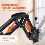 Versatile Jewelry Microscope with Spring Bracket Light