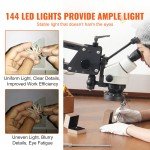 Versatile Jewelry Microscope with Spring Bracket Light
