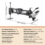 Versatile Jewelry Microscope with Spring Bracket Light