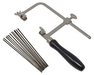 German Jewelers Saw Frame with Assorted Blades Set