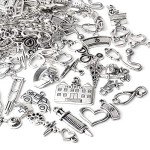 100g Antique Silver Medical Charms for Jewelry Making
