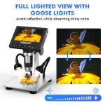 TOMLOV 4.3" Digital Microscope for Coins