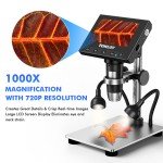 TOMLOV 4.3" Digital Microscope for Coins