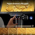 TOMLOV 10" Digital Microscope for Jewelry Inspection