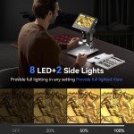 TOMLOV 4.3" Digital Microscope for Coins