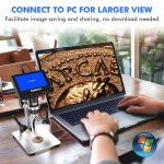 TOMLOV 4.3" Digital Microscope for Coins