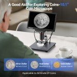 TOMLOV 10" Digital Microscope for Jewelry Inspection
