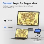 TOMLOV 4.3" Digital Microscope for Coins