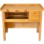 Noble Solid Wood Jewelry Making Workbench with Drawers