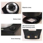 Bysameyee 30X Handheld Jewelers Loupe with Light