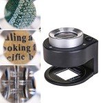 Bysameyee 30X Handheld Jewelers Loupe with Light